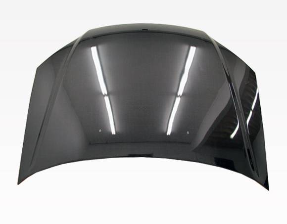 IMAGE 5 -  Honda Civic 2DR/4DR OEM Style Carbon Fiber Hood by ViS Racing - 01HDCVC2DOE-010C