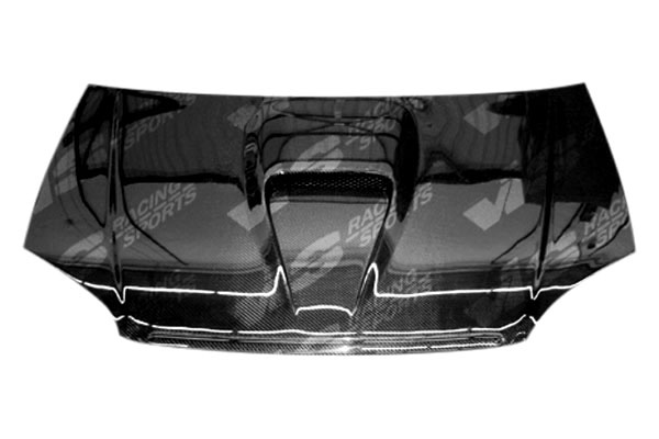 IMAGE 1 -  Honda Civic 2DR/4DR G Force Style Carbon Fiber Hood by ViS Racing - 01HDCVC2DGF-010C
