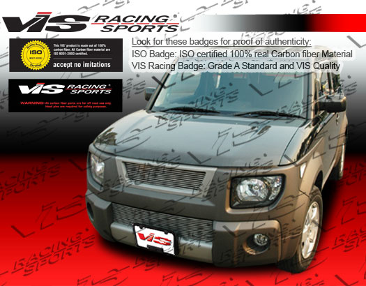 IMAGE 3 - 2003-2008 Honda Element OEM Style Carbon Fiber Hood by ViS Racing - 03HDELE4DOE-010C
