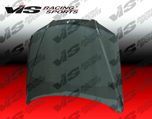 IMAGE 2 - 2004-2006 Hyundai Elantra 4DR OEM Style Carbon Fiber Hood by ViS Racing - 04HYELA4DOE-010C