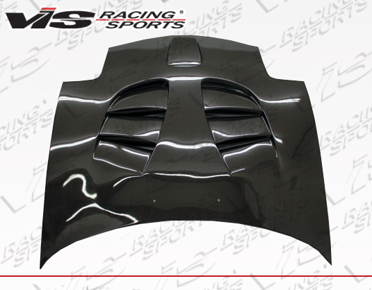 IMAGE 5 - 1993-1996 Mazda RX-7 Fuzion Style Carbon Fiber Hood by ViS Racing - 93MZRX72DFZ-010C