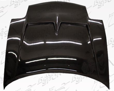 IMAGE 1 - 1993-1996 Mazda RX-7 Invader Style Carbon Fiber Hood by ViS Racing - 93MZRX72DVS-010C