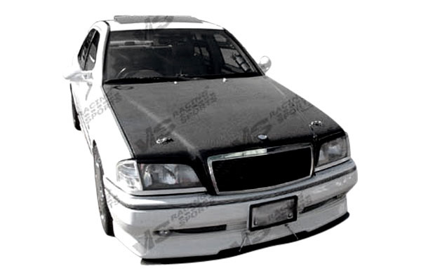 IMAGE 2 - 1996-1999 Mercedes-Benz E-Class OEM Style Carbon Fiber Hood by ViS Racing - 96MEW2104DOE-010C