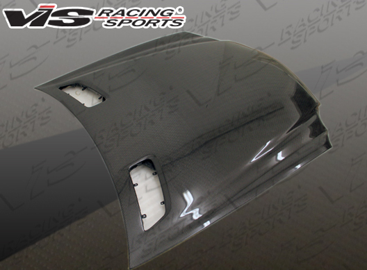 IMAGE 4 - 2003-2008 Mercedes-Benz SL OEM Style Carbon Fiber Hood by ViS Racing - 03MER2302DOE-010C