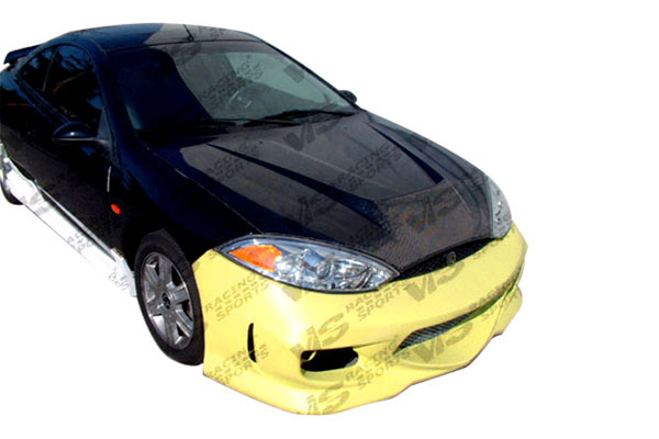 IMAGE 1 - 1999-2003 Mercury Cougar Invader Style Carbon Fiber Hood by ViS Racing - 99MYCOU2DVS-010C