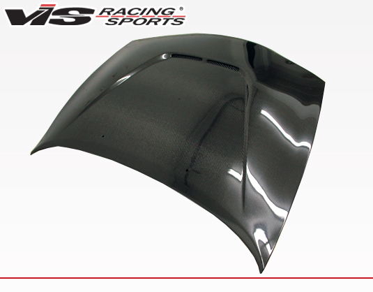 IMAGE 2 - 1995-1999 Mitsubishi Eclipse JS Style Carbon Fiber Hood by ViS Racing - 95MTECL2DJS-010C