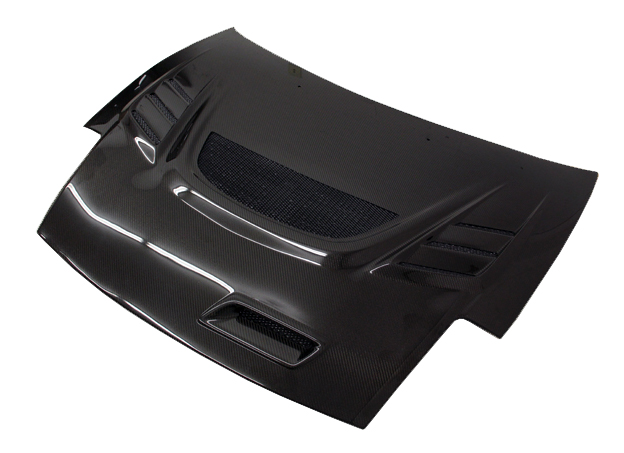 IMAGE 1 - 2000-2005 Mitsubishi Eclipse G Speed Style Carbon Fiber Hood by ViS Racing - 00MTECL2DGS-010C