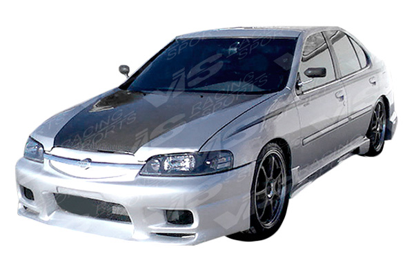 IMAGE 1 - 1998-2001 Nissan Altima 4DR OEM Style Carbon Fiber Hood by ViS Racing - 98NSALT4DOE-010C
