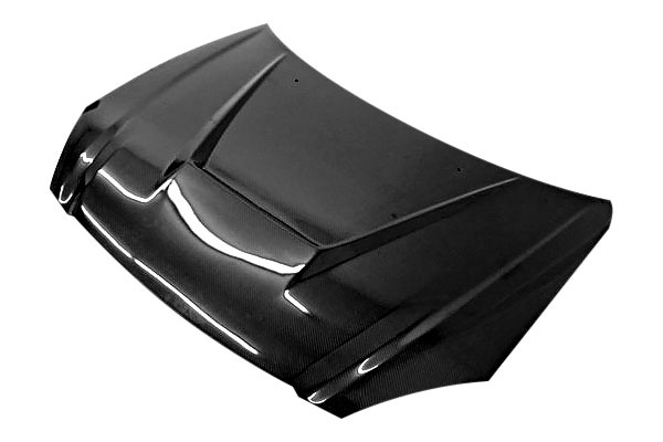 IMAGE 1 - 2002-2004 Nissan Altima 4DR Invader Style Carbon Fiber Hood by ViS Racing - 02NSALT4DVS-010C