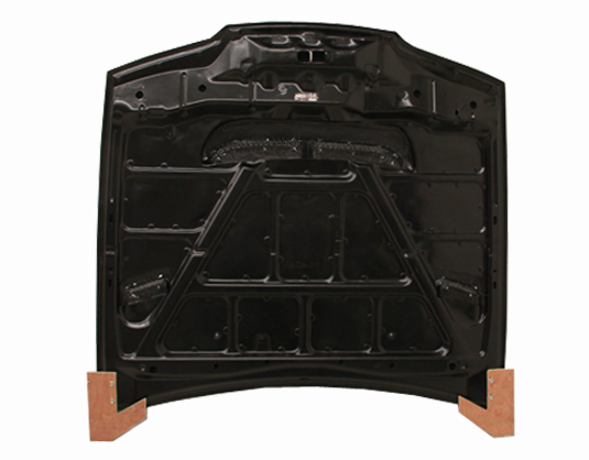 IMAGE 3 - 1995-1996 Nissan 240SX 2DR Drift 2 Style Carbon Fiber Hood by ViS Racing - 95NS2402DDFT2-010C