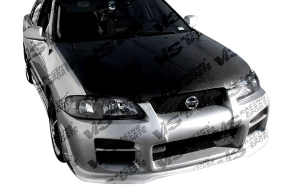 IMAGE 1 - 2000-2003 Nissan Sentra 4DR OEM Style Carbon Fiber Hood by ViS Racing - 00NSSEN4DOE-010C