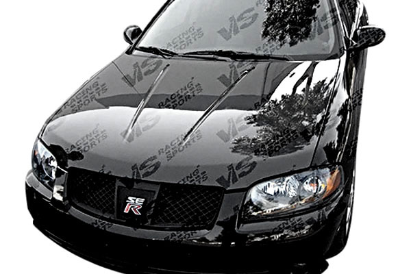 IMAGE 1 - 2004-2006 Nissan Sentra 4DR OEM Style Carbon Fiber Hood by ViS Racing - 04NSSEN4DOE-010C