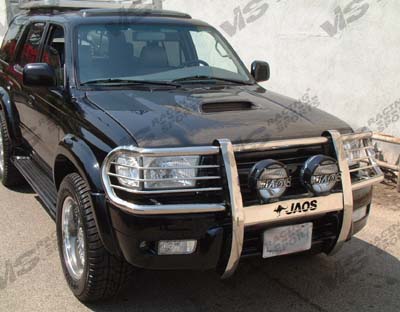 IMAGE 2 - 1996-2000 Toyota 4 Runner 4DR OEM/Scoop Style Carbon Fiber Hood by ViS Racing - 96TY4RN4DOE-010C