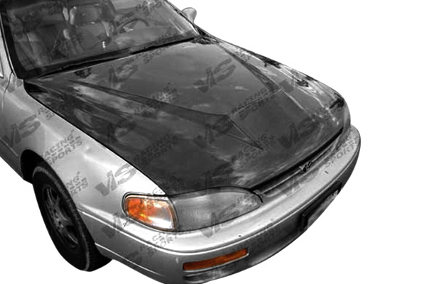 IMAGE 1 - 1992-1996 Toyota Camry Invader Style Carbon Fiber Hood by ViS Racing - 92TYCAM4DVS-010C