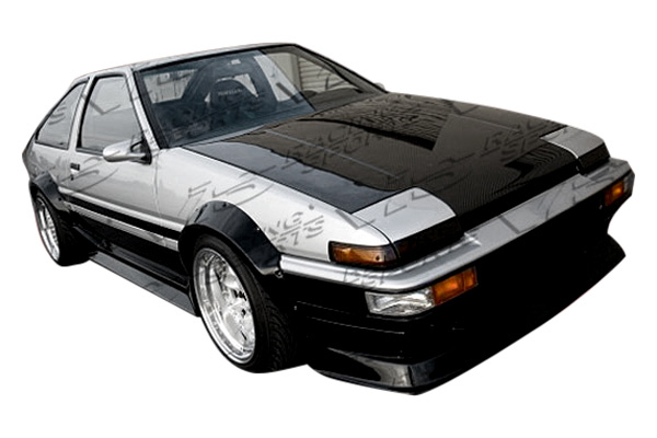 IMAGE 1 - 1984-1987 Toyota Corolla 2DR/HB OEM Style Carbon Fiber Hood by ViS Racing - 84TYCOR2DOE-010C