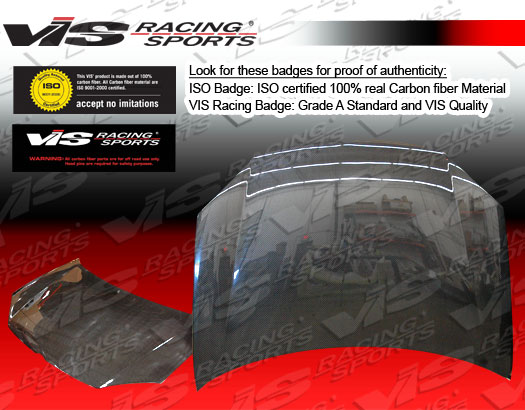 IMAGE 3 - 2007-2011 Toyota Yaris HB OEM Style Carbon Fiber Hood by ViS Racing - 07TYYARHBOE-010C