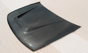 IMAGE 1 - 1993-1998 Volkswagen Jetta Invader Style Carbon Fiber Hood by ViS Racing - 93VWJET4DVS-010C