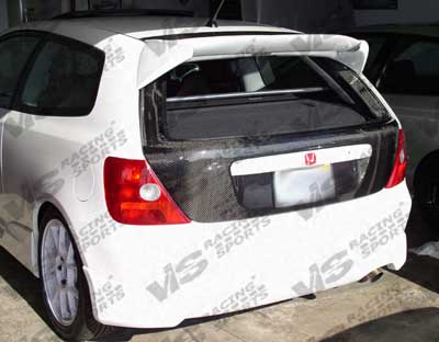 IMAGE 4 - 2002-2005 Honda Civic Si HB EP3 OEM Style Carbon Fiber Trunk by ViS Racing - 02HDCVCHBOE-020C