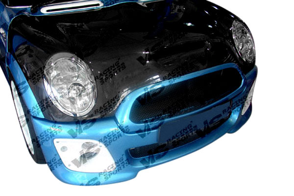 IMAGE 1 - 2002-2006 BMW Mini Cooper OEM Style Carbon Fiber Hood by ViS Racing - 02BMMCS2DOE-010C
