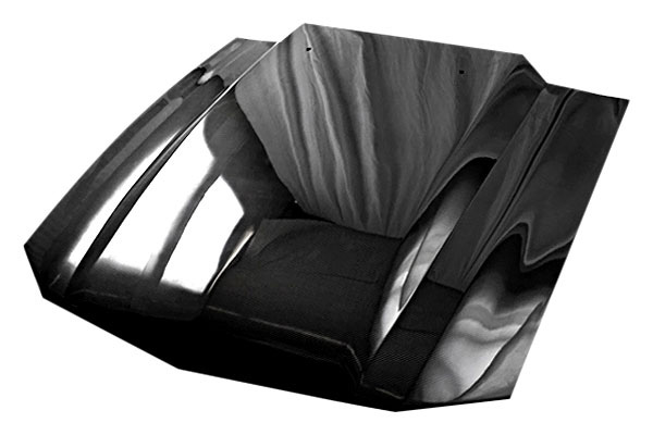 IMAGE 1 - 2005-2009 Ford Mustang Cowl Induction Style Carbon Fiber Hood by ViS Racing - 05FDMUS2DCI-010C