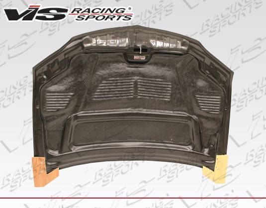 IMAGE 4 - 2003-2005 Mitsubishi Lancer EVO 8 G Speed Style Carbon Fiber Hood by ViS Racing - 03MTEV84DGS-010C