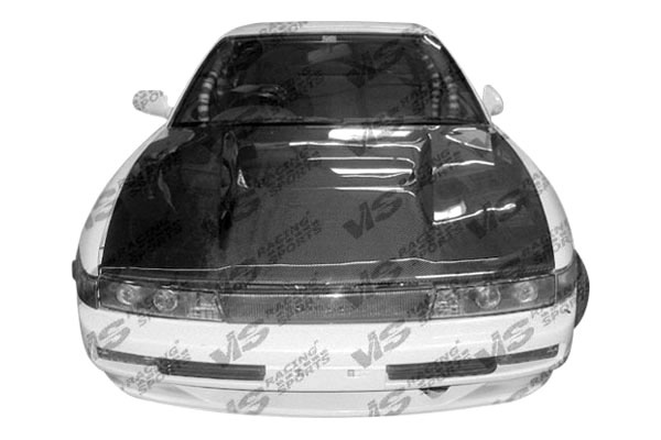 IMAGE 1 - 1989-1994 Nissan S13 2DR Invader Style Carbon Fiber Hood by ViS Racing - 89NSS132DVS-010C