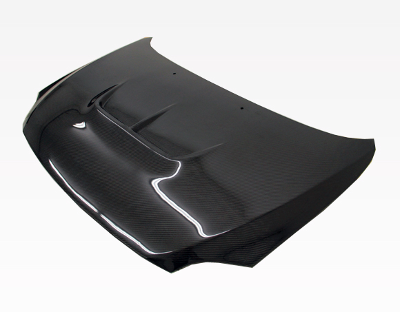 IMAGE 1 - 2005-2010 Scion tC Zyclone Style Carbon Fiber Hood by ViS Racing - 05SNTC2DZYC-010C