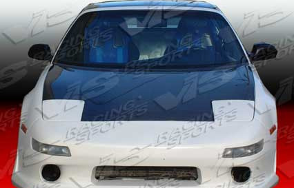 IMAGE 3 - 1990-1995 Toyota MR2 OEM Style Carbon Fiber Hood by ViS Racing - 90TYMR22DOE-010C