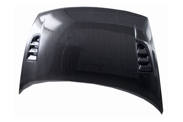 IMAGE 1 - 2006-2011 Honda Civic 2DR RR Style Carbon Fiber Hood by ViS Racing - 06HDCVC2DRR-010C