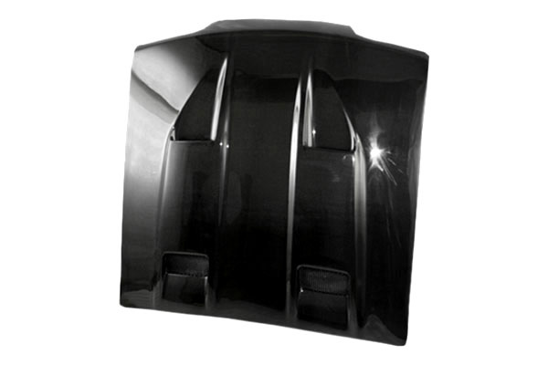 IMAGE 1 - 1987-1993 Ford Mustang Marh 5 Style Carbon Fiber Hood by ViS Racing - 87FDMUS2DMK5-010C