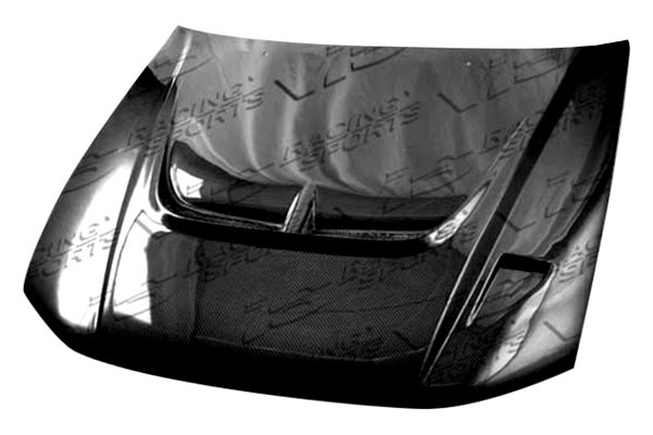 IMAGE 1 - 1999-2003 Mitsubishi Galant Monster Style Carbon Fiber Hood by ViS Racing - 99MTGAL4DMON-010C