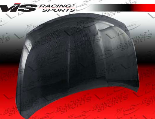 IMAGE 2 - 2007-2009 Nissan Versa 4DR/HB OEM Style Carbon Fiber Hood by ViS Racing - 07NSVERHBOE-010C