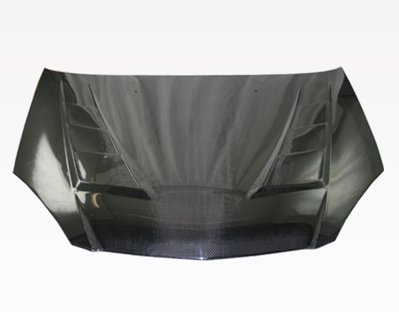 IMAGE 1 - 2002-2006 Acura RSX Terminator Style Carbon Fiber Hood by ViS Racing - 02ACRSX2DTM-010C