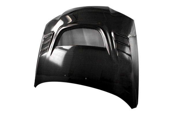 IMAGE 1 - 2004-2006 Hyundai Elantra 4DR G Speed Style Carbon Fiber Hood by ViS Racing - 04HYELA4DGSP-010C