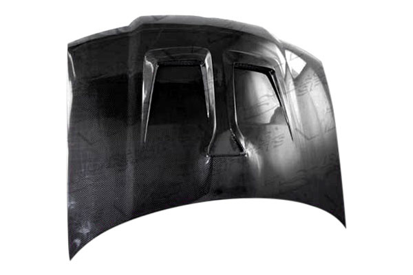 IMAGE 1 - 1999-2005 Volkswagen Jetta Monster Style Carbon Fiber Hood by ViS Racing - 99VWJET4DMON-010C