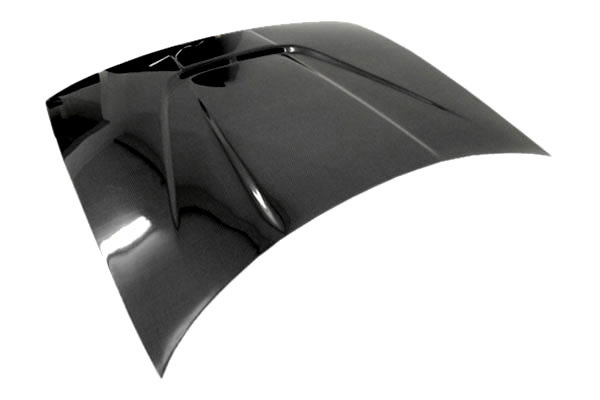 IMAGE 1 - 1990-1993 Acura Integra 2DR/4DR JS Style Carbon Fiber Hood by ViS Racing - 90ACINT2DJS-010C
