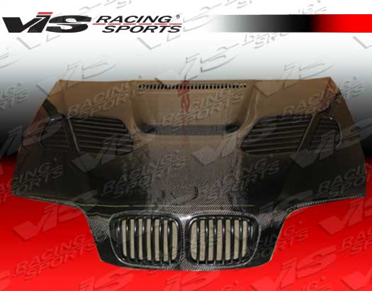 IMAGE 2 - 1999-2001 BMW 3-Series 4DR E46 GTR Style Carbon Fiber Hood by ViS Racing - 99BME464DGTR-010C