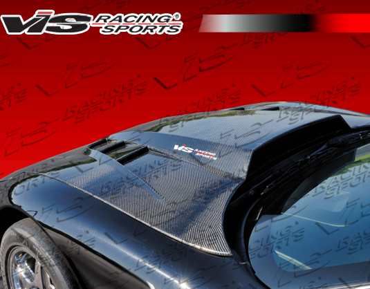 IMAGE 4 - 1997-2004 Chevrolet Corvette SCV Style Carbon Fiber Hood by ViS Racing - 97CHCOR2DSCV-010C