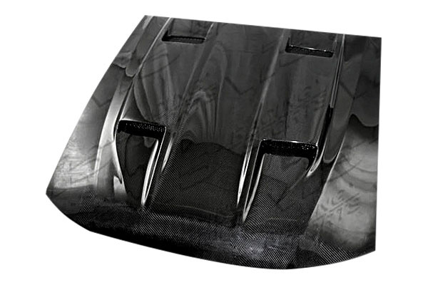 IMAGE 1 - 2005-2009 Ford Mustang Mach 5 Style Carbon Fiber Hood by ViS Racing - 05FDMUS2DMK5-010C