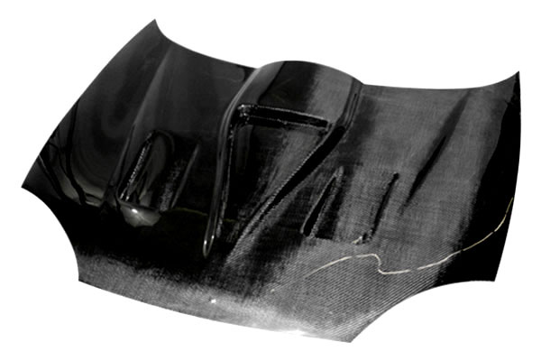 IMAGE 1 - 1990-1995 Mazda MX-3 2DR G Force Style Carbon Fiber Hood by ViS Racing - 90MZMX32DGF-010C