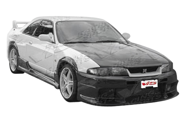 IMAGE 1 - 1995-1998 Nissan Skyline GTR R33 OEM Style Carbon Fiber Hood by ViS Racing - 95NSR33GTROE-010C