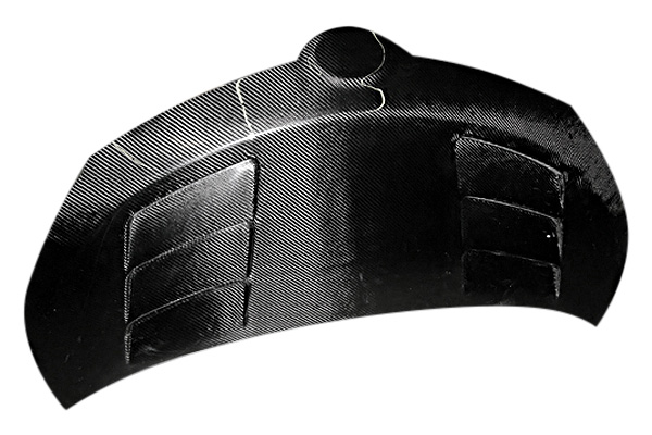 IMAGE 1 - 2008-2012 Scion xD Terminator Style Carbon Fiber Hood by ViS Racing - 08SNXD4DTM-010C