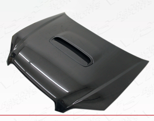 IMAGE 2 - 2005-2009 Subaru Legacy 4DR STI Style Carbon Fiber Hood by ViS Racing - 05SBLEG4DSTI-010C