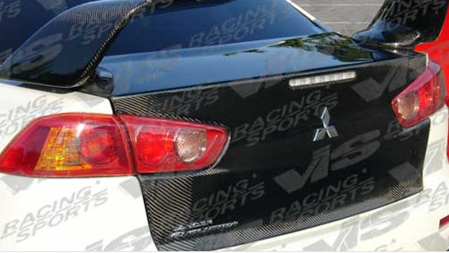 IMAGE 2 - 2008-2015 Mitsubishi Lancer EVO X OEM Style Carbon Fiber Trunk by ViS Racing - 08MTEV104DOE-020C