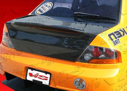 IMAGE 5 - 2003-2007 Mitsubishi Lancer EVO 8/EVO 9 Demon Style Carbon Fiber Trunk by ViS Racing - 03MTEV84DDEM-020C