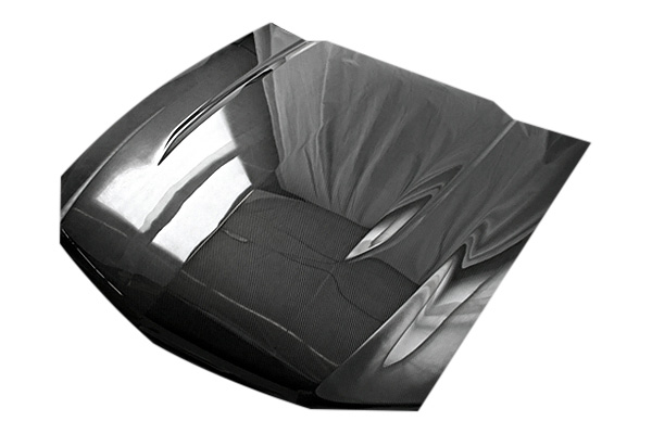 IMAGE 1 - 2010-2012 Ford Mustang OEM Style Carbon Fiber Hood by ViS Racing - 10FDMUS2DOE-010C