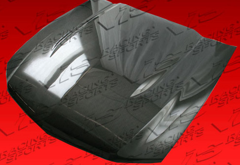 IMAGE 2 - 2010-2012 Ford Mustang OEM Style Carbon Fiber Hood by ViS Racing - 10FDMUS2DOE-010C