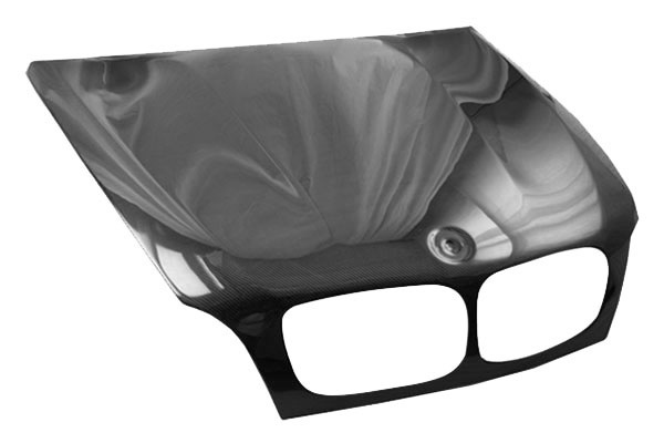 IMAGE 1 - 2008-2013 BMW X6 E71 OEM Style Carbon Fiber Hood by ViS Racing - 08BME714DOE-010C
