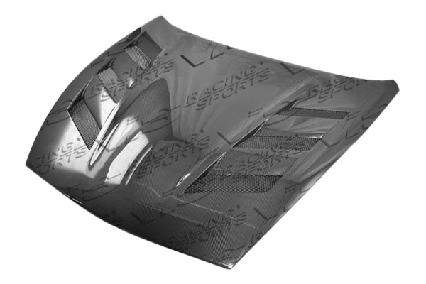 IMAGE 4 - 2009-2019 Nissan 370Z AMS Style Carbon Fiber Hood by ViS Racing - 09NS3702DAMS-010C