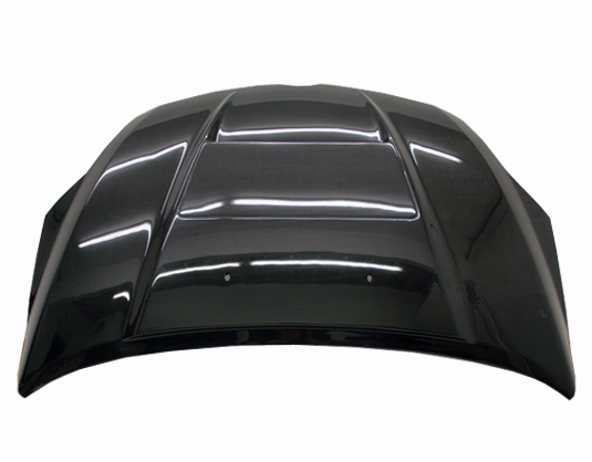 IMAGE 3 - 2010-2013 Mazda 3 HB M Speed Style Carbon Fiber Hood by ViS Racing - 10MZ3HBMSP-010C